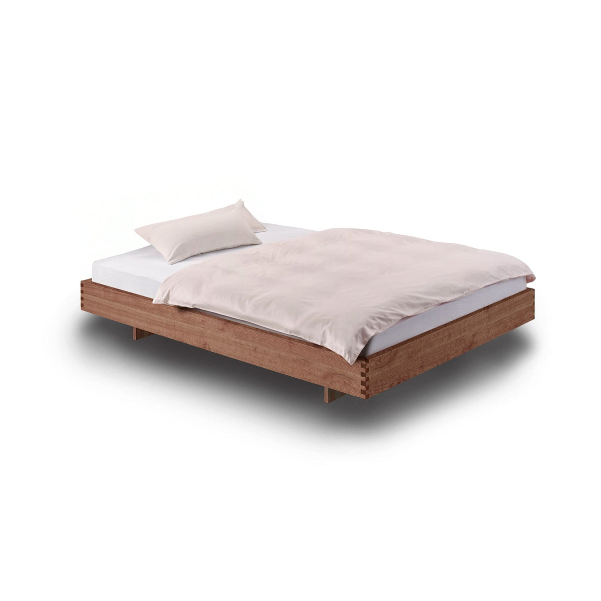 Holzmanufaktur Bett Step-X Bett auf Holzkufen