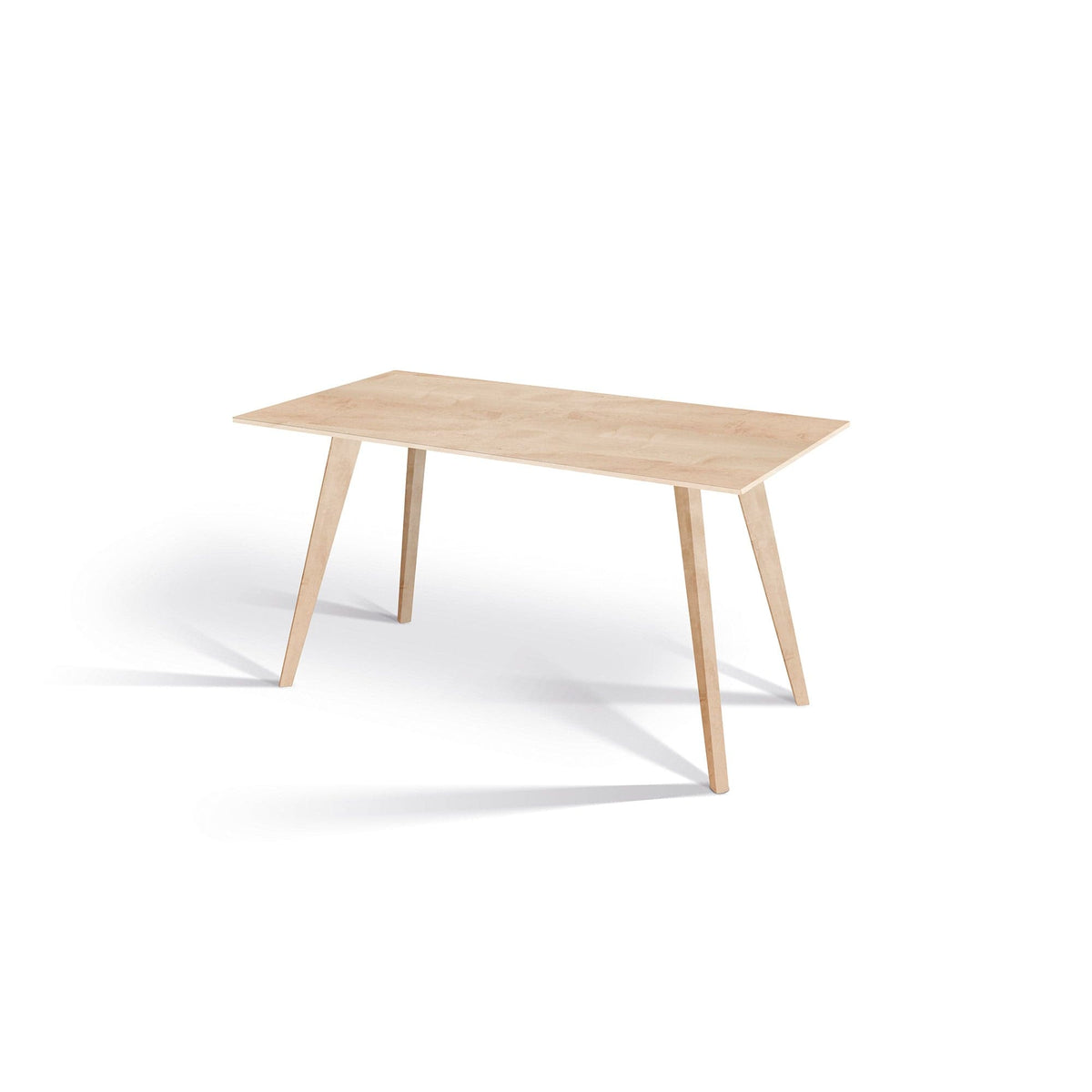 Holzmanufaktur MARTO Schreibtisch Ahorn / 120 x 60 x 75 / Standard