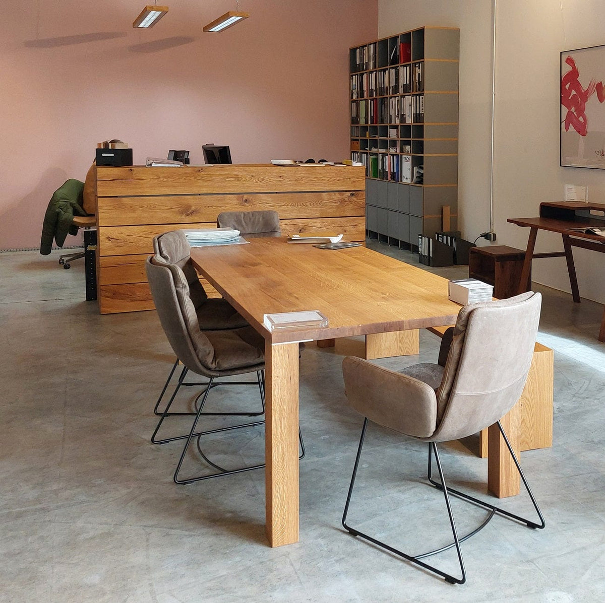Holzmanufaktur Tisch PLAIN Massivholztisch Wildeiche LxBxH: 240 x 100 x 75 cm