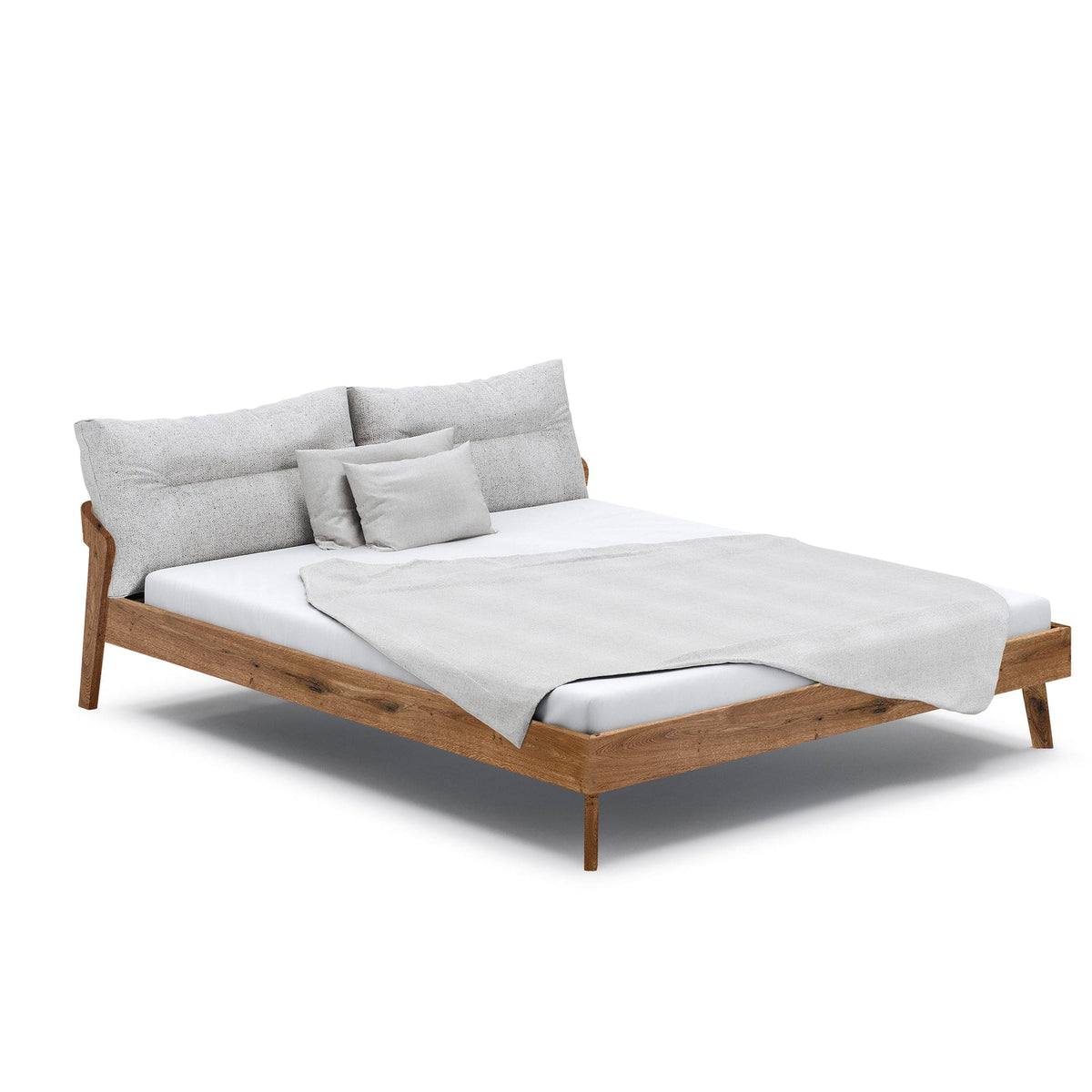 AINO Design Bett aus massiver Wileiche