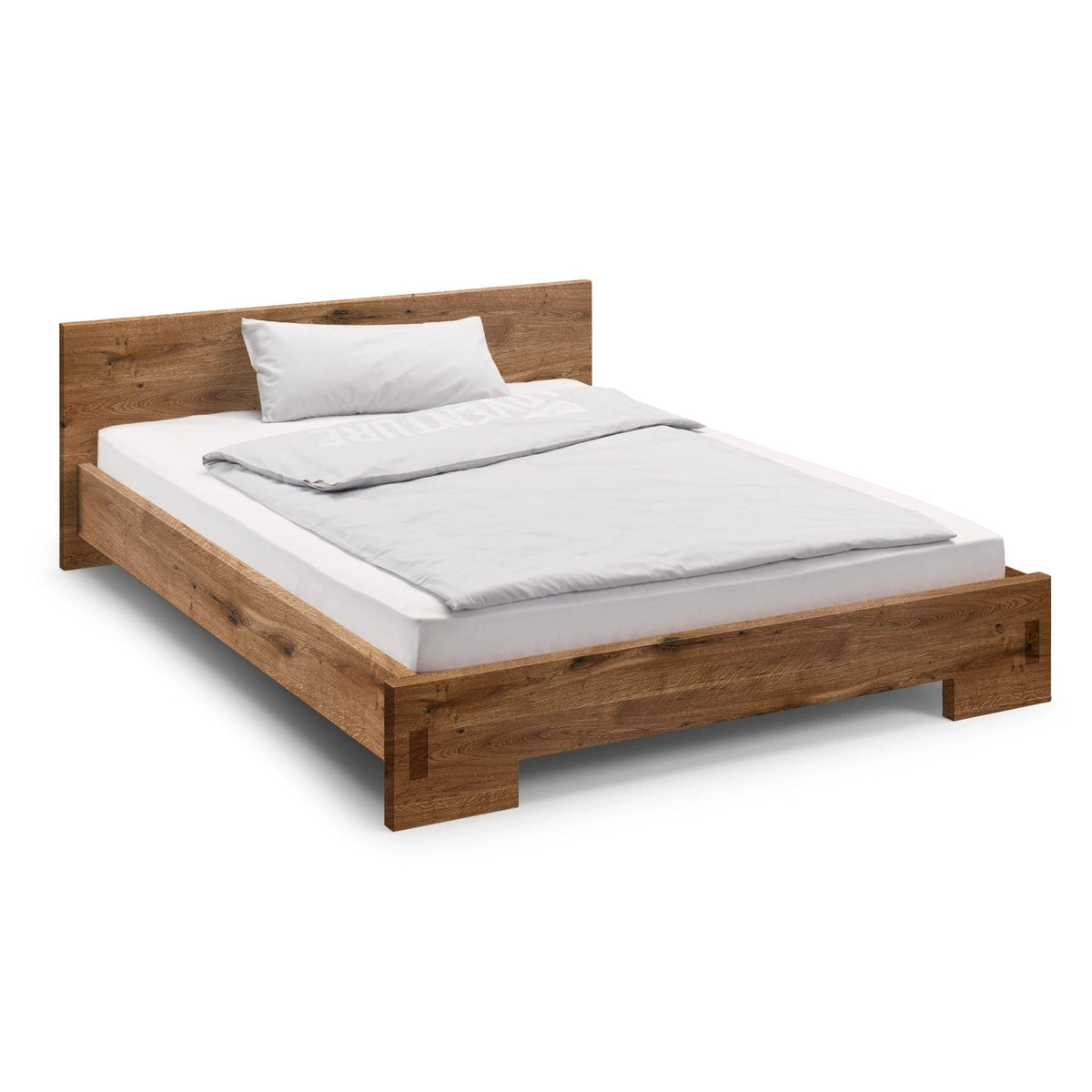 Holzmanufaktur Bett ZEN/10 aus Massivholz: Futon Betten von den Designern Bottega & Erhardt aus Stuttgart.