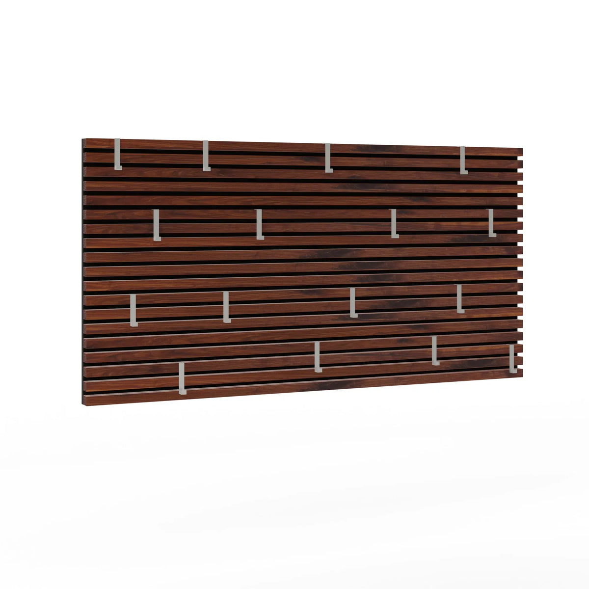 Holzmanufaktur Garderobenpaneel Wildnuss / 165 cm