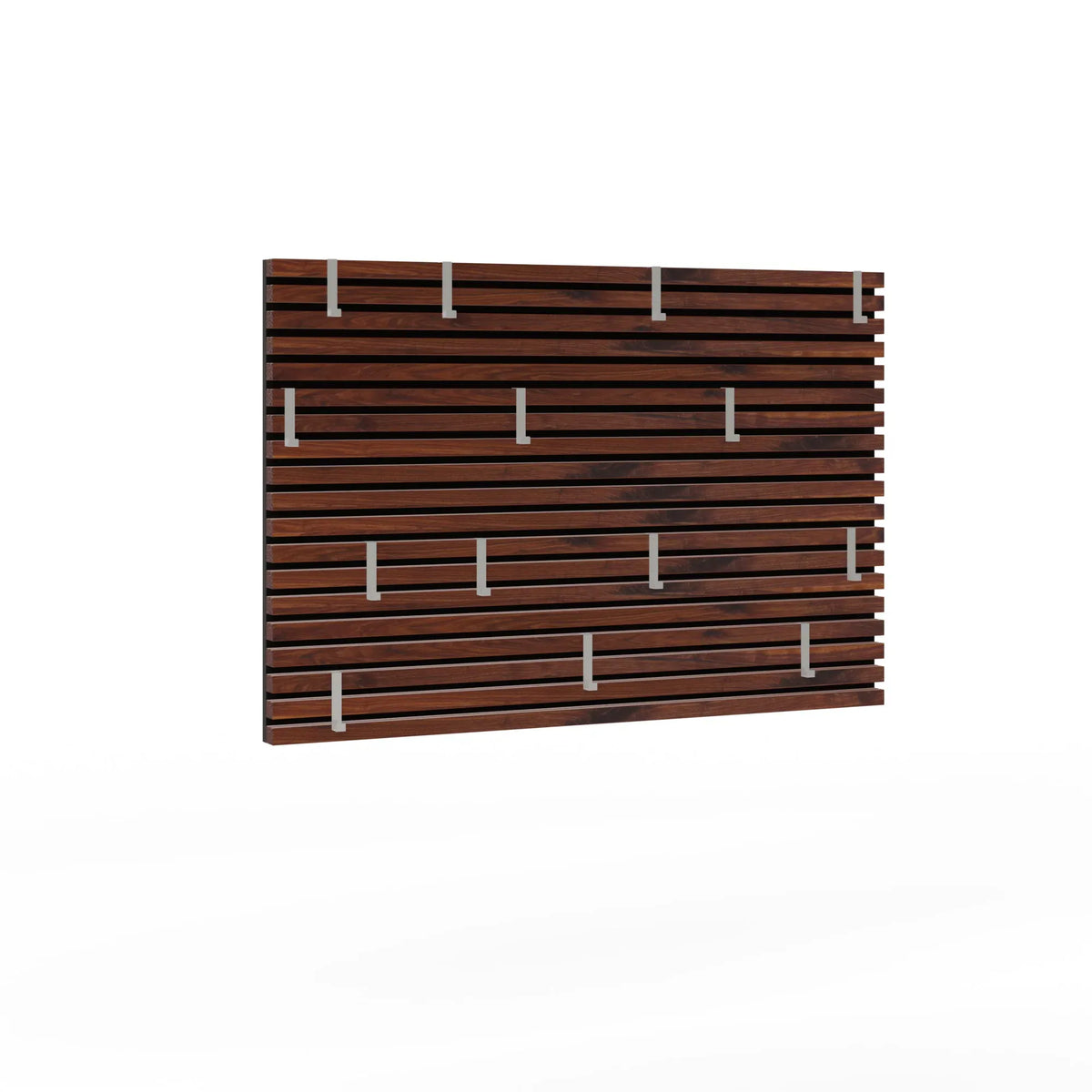 Holzmanufaktur Garderobenpaneel Wildnuss / 125 cm