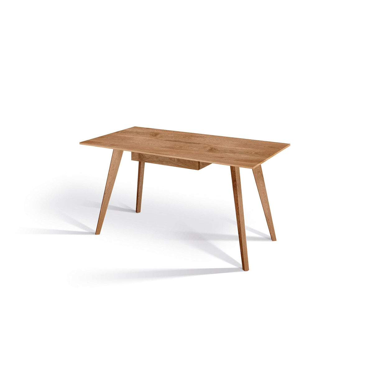 Holzmanufaktur MARTO Schreibtisch Eiche / 120 x 60 x 75 / mit Schubkasten